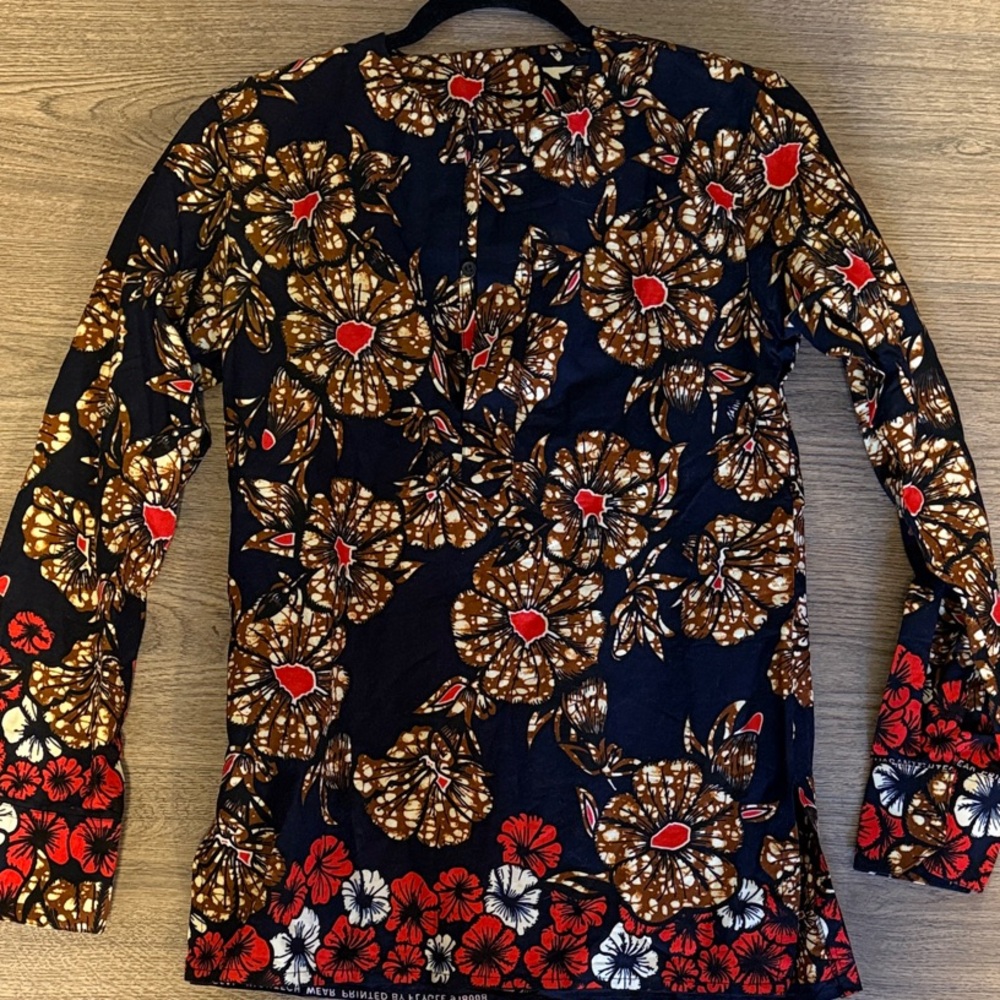 Salibra African Fabric House Tunic | Made in Kenya | Bold Floral Print